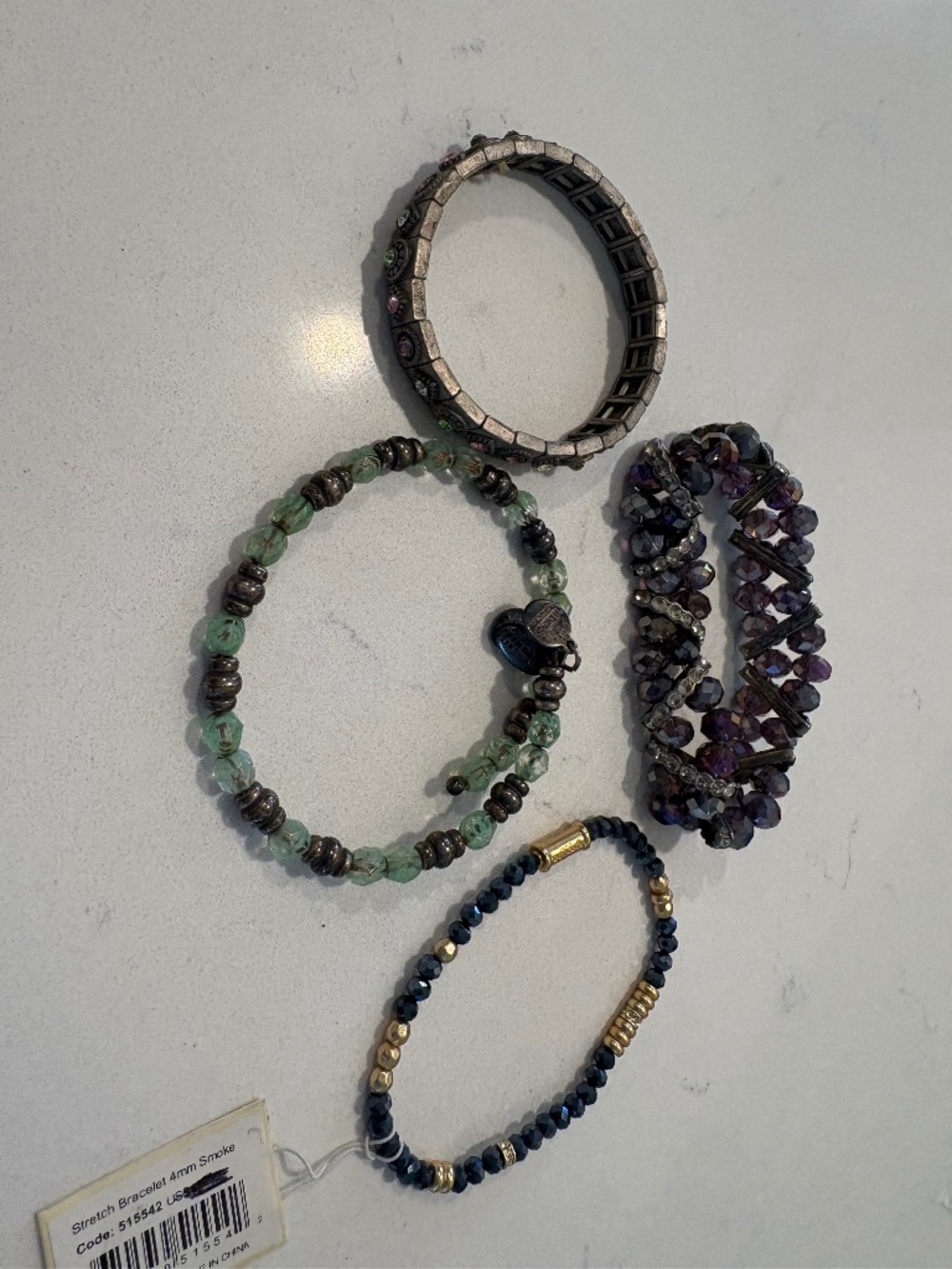 Lot of 4 bracelets